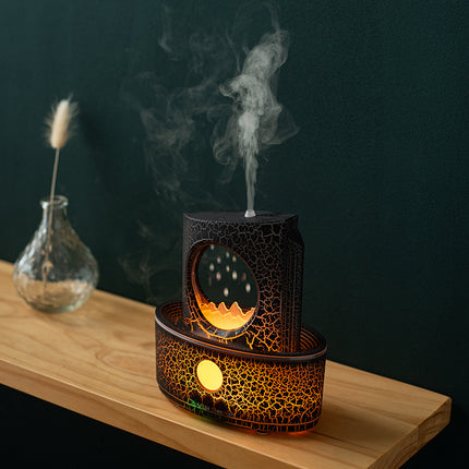 Rain Cloud Ultrasonic Aroma Diffuser & Humidifier with 3-Color LED Light & Remote Control