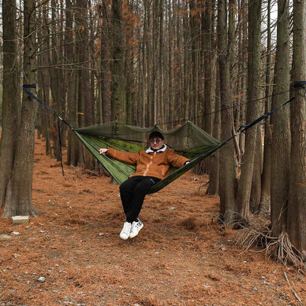 Tente hamac de camping légère avec moustiquaire