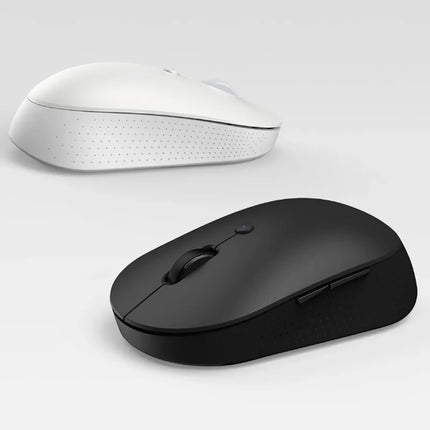 Souris silencieuse USB Bluetooth sans fil à double mode – Souris optique silencieuse pour le bureau et les jeux