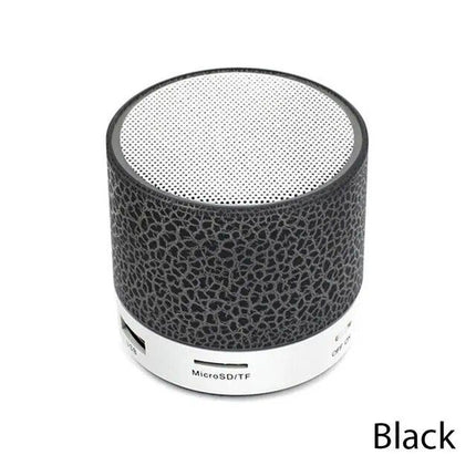 Compact Dazzling LED Bluetooth 4.1 Speaker: Wireless, HD Sound, Built-in Mic, and Portable - Wnkrs