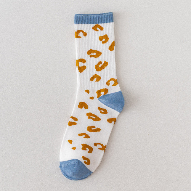 Chaussettes en coton à motifs japonais mignons