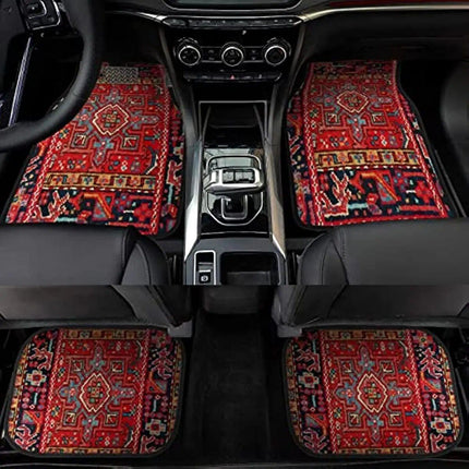 Persian Rug-Style Car Floor Mats - A Set of 4 - Wnkrs