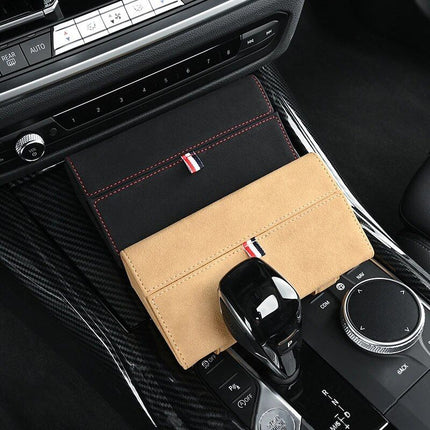 Luxury PU Leather Car Visor Sunglasses Holder - Wnkrs