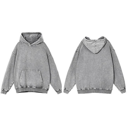 Vintage Washed Heavy Cotton Hoodie