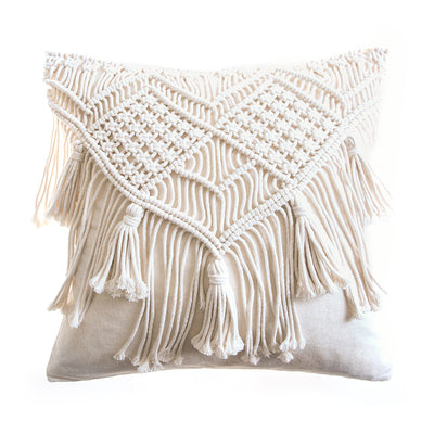 Hand-woven Cotton Thread Cushion Cover - Wnkrs