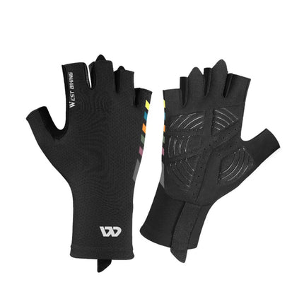 Gants de cyclisme respirants à demi-doigts