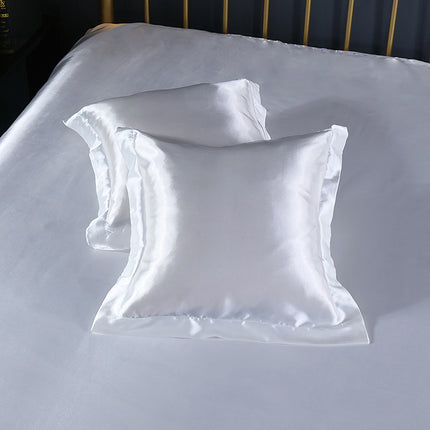 Pure color silk square pillowcase - Wnkrs