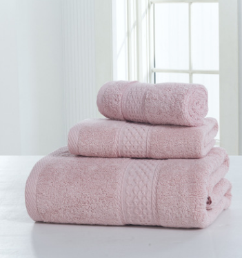 Cotton soft double-sided thickening towel skin-friendly bath towel beauty salon bathrobe bath towel set - Wnkrs