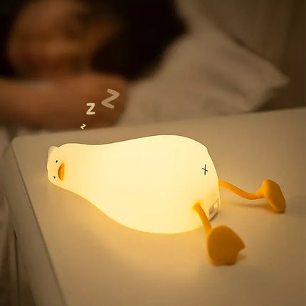 Veilleuse LED en forme de canard mignon