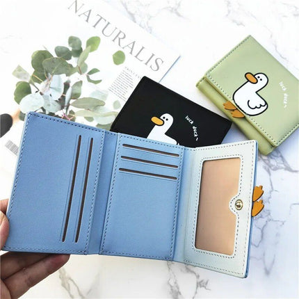 Charming Duck-Themed Mini Women's Wallet - Wnkrs