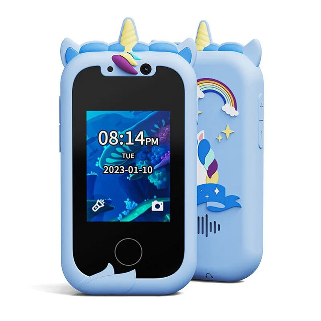 Téléphone intelligent interactif avec écran tactile et lecteur MP3 pour enfants