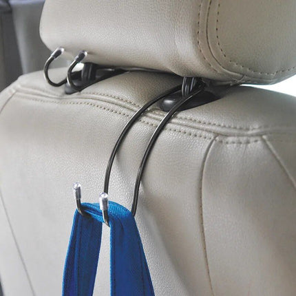 Car Seat Back Metal Hook: Hidden Organizer for Bags & Coats - Wnkrs