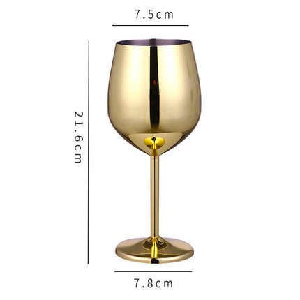 Stainless steel champagne glass and red wine cup - Wnkrs