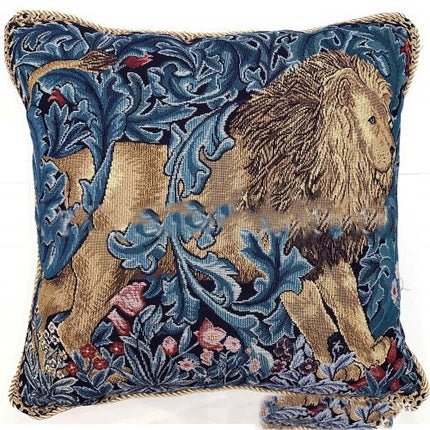 Cushion Throw Pillow Gobelin Art Cushion Woven Flower Jacquard Cushion - Wnkrs