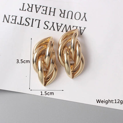 Geometric Statement Earrings