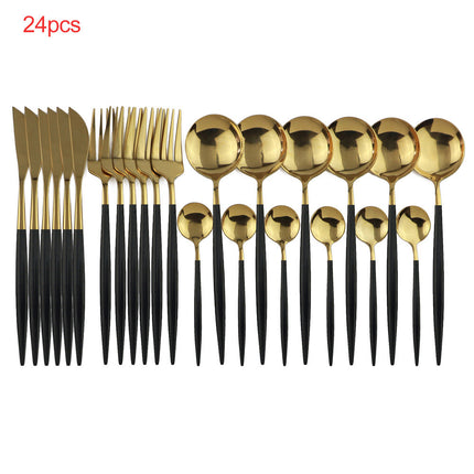 24pcs Luxury Cutlery Set - Wnkrs