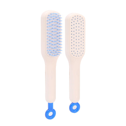 Brosse à cheveux de massage antistatique autonettoyante