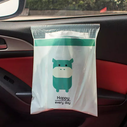 Waterproof Disposable Car Trash Bag with Strong Adhesive - Wnkrs