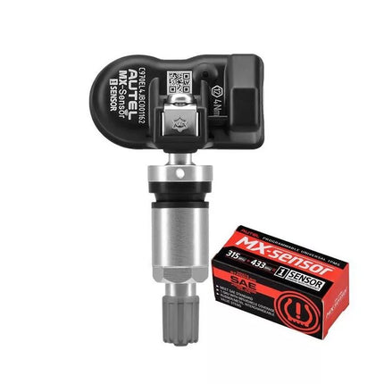 Sensor TPMS universal 2 en 1 con abrazadera de 315/433 MHz: sistema de monitoreo de presión de neumáticos, programable y clonable