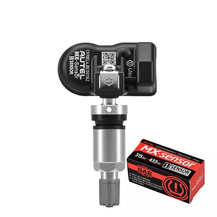 Capteur TPMS universel 2 en 1 à pince 315/433 MHz - Système de surveillance de la pression des pneus, programmable et clonable