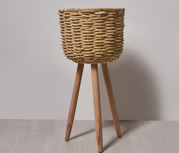 Floor - standing flowerpot straw furniture - Wnkrs