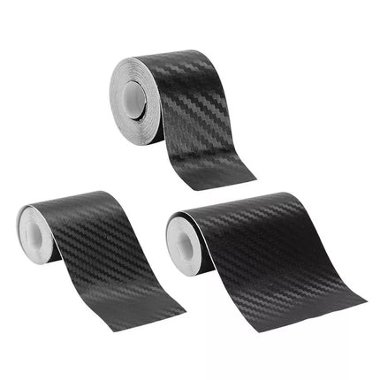 Tiras protectoras de fibra de carbono 5D para el coche: protectores universales para bordes y umbrales