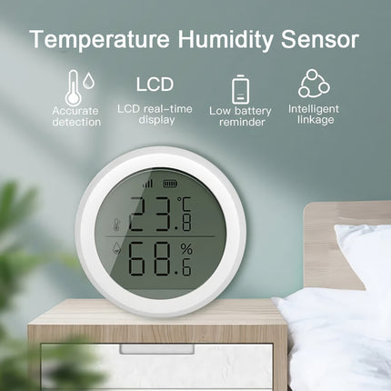 Sensor de temperatura y humedad inteligente ZigBee