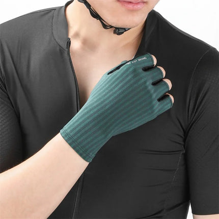 Gants de cyclisme respirants à demi-doigts