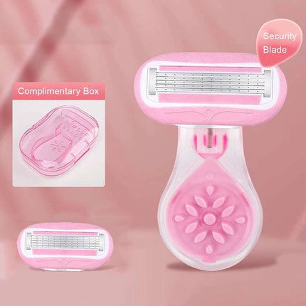 Rasoir portable pour femme avec bande d'aloe vera