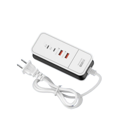 Compact 4-Port USB Wall Charger with Fast Charging