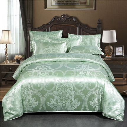 European Jacquard Quilt Cover Single And Double Silk - Wnkrs