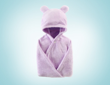 Cotton baby care hooded bath towel - Wnkrs