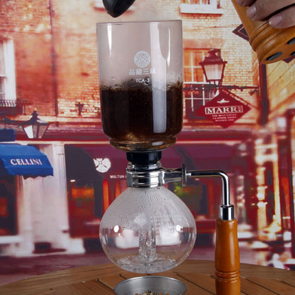 Siphon Coffee Maker Tea Pot Vacuum Coffeemaker Glass Machine - Wnkrs