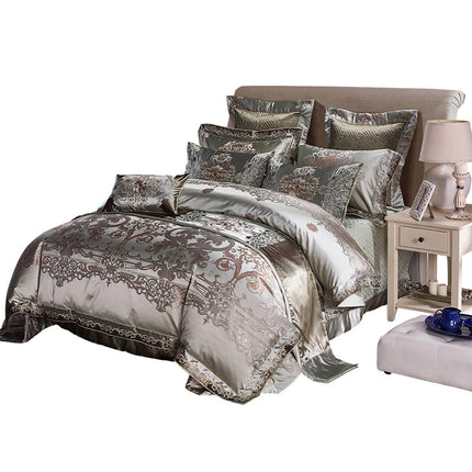 High grade 1.8 Satin Jacquard Bedding Set - Wnkrs