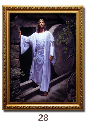 Jesus Portrait Immanuel Lord Christian Decorative Painting - Wnkrs