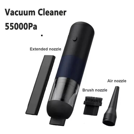 Powerful Portable Handheld Vacuum Cleaner for Car and Home - Strong Suction, Cordless, Rechargeable