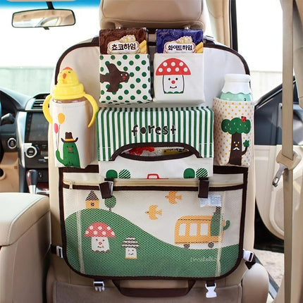 Large Car Seat Back Organizer for Kids - Wnkrs