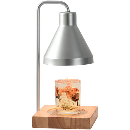 Lampe de table chauffe-bougie nordique avec fonction d'aromathérapie