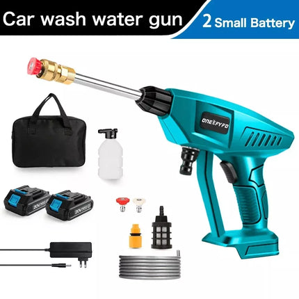 Portable High-Pressure Car Wash Gun with Rechargeable Battery Option