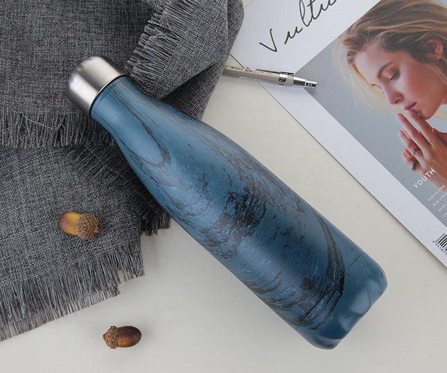 Hot Hot Hot Stainless Steel Vacuum Flask Hot Water  Outdoor Sport Thermal Water Bottle 500ML Coke Bottle - Wnkrs