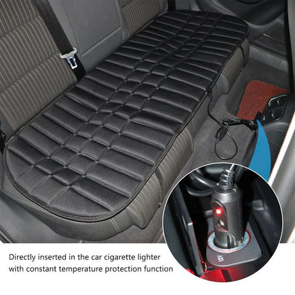 12V Heated Rear Car Seat Cushion: Foldable & Adjustable - Wnkrs