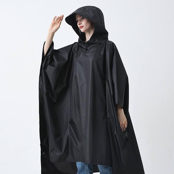 3-in-1 Nylon Rain Poncho & Ground Sheet