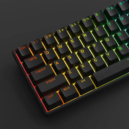 61-Key Wired Mechanical Gaming Keyboard with Rapid Trigger and RGB Backlight