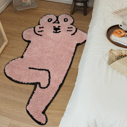 Tapis antidérapant de luxe moderne pour salon et chambre à coucher