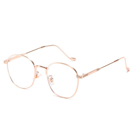 Lunettes d'ordinateur rondes vintage unisexes