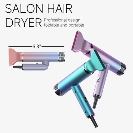 Versatile Salon-Quality Hair Dryer with Ion Technology - Cold and Hot Air - Wnkrs