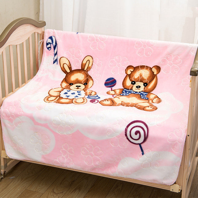 Double-sided Printing Cloud Blanket Cartoon Super Soft And Comfortable - Wnkrs