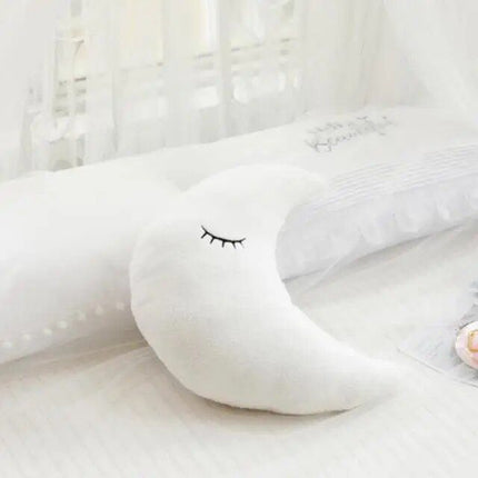 Nice Stuffed Cloud Moon Star Raindrop Plush Pillow - Wnkrs