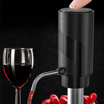 Electric Wine Aerator And Decanter Pump Dispenser Gift One Touch Operating Easy To Use Wine Decanter Kitchen Gadgets - Wnkrs