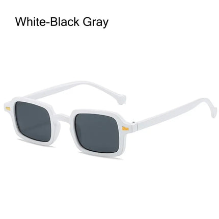 Retro Rivet Gradient Square Sunglasses - UV400 Protection Unisex Eyewear for Sports and Fashion